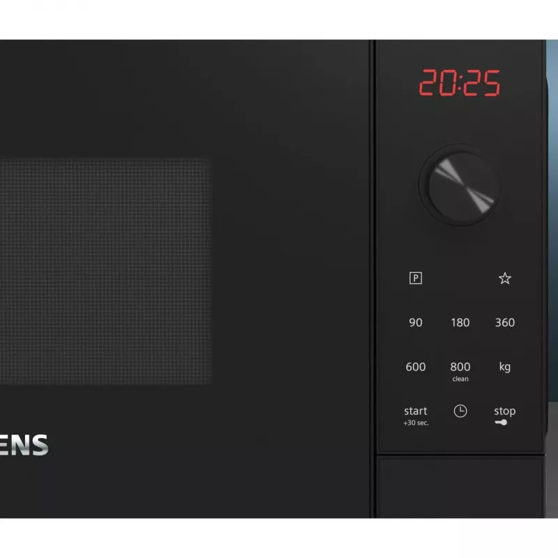 Siemens iQ300 FF023LMB2 mikroviļņu krāsns Melna Solo Countertop 20 L 800 W