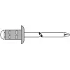 Aklā kniede GESIPA PG Al/A2 4x10 mm RAL9010 Balta iepakojumā pa 500
