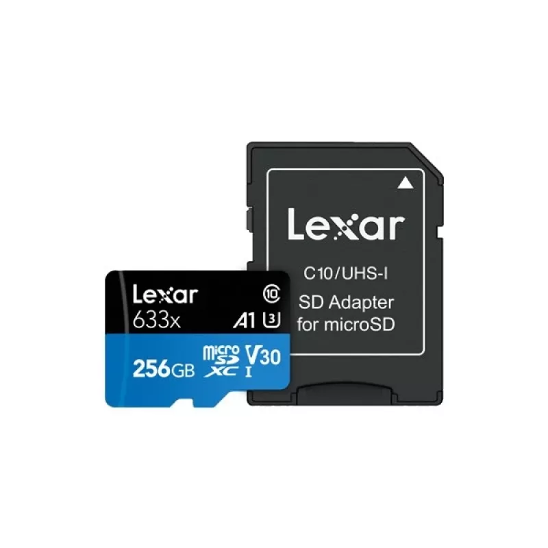 Lexar 633x 256 GB MicroSDXC UHS-I Class 10 atmiņas karte