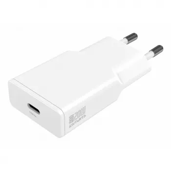 Lādētājs 4smarts PDPlug Slim Smartphone Tablet White AC Fast charging