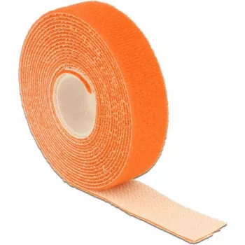 DeLOCK 18746 lipīgais/lencīšu stiprinājums oranžs 20mm x 3m