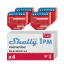 Shelly Relay 1PM Gen4 16A WLAN Zigbee Bluetooth — DIN-sliedes viedais relejs ar jaudas mērīšanu