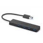 USB centrmezgls Anker Innovations A7516016 USB 3.2 Gen 1 Type-A 5000 Mbit/s Melns