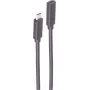 ShiverPeaks SHVP BS13-44155 - USB 3.2 kabelis C spraudnis uz ligzdu 1,5 m - Digitālais/datu kabelis (BS13-44155)