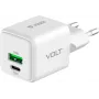 YENKEE YAC G38 20W 3A Power Delivery USB-C un USB-A sienas lādētājs