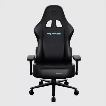 Spēļu krēsls Onex RTC Embrace Hardcore Black — ergonomisks, regulējams augstums un atzveltne