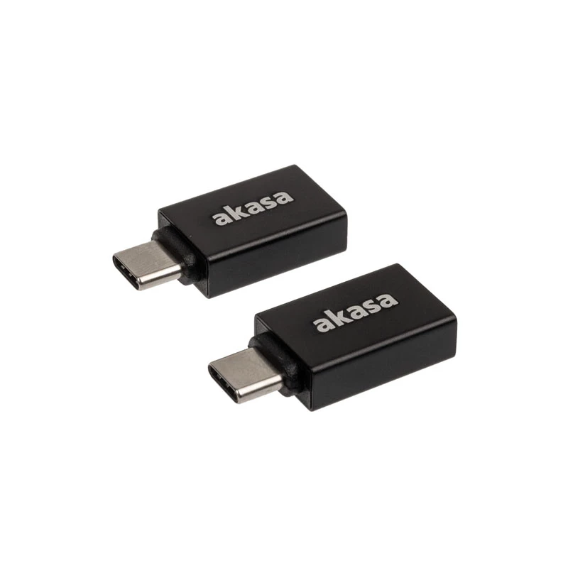 Dzimuma pārveidotājs USB Type-C uz USB Type-A Akasa AK-CBUB62-KT02 (2 gab.)