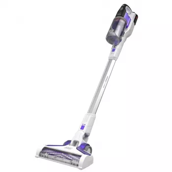 Black & Decker BHFEV1825CP stiepļu putekļsūcējs/elektriskā slota 2-in-1 bezvadu putekļsūcējs, sauss, bez maisa, balts, 2.5 Ah