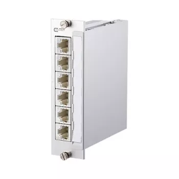 METZ CONNECT BTR E-DAT C6A 6x8 virsmas montāžas sadales kārba - modulāra ieeja - anodēts alumīnijs - 6 porti (130857C-E)