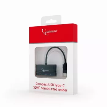 Karšu lasītājs USB-C SDXC/kombinētais/melns