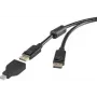 Renkforce DisplayPort uz Mini DisplayPort kabelis 3 m – 1x DisplayPort spraudnis pret 1x Mini-DisplayPort spraudni