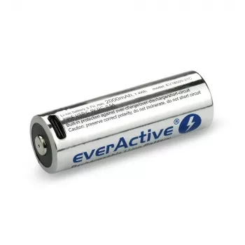 Akumulatora baterija 18500 3,7V Li-ion 2100mAh ar USB-C pieslēgumu