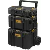 Instrumentu glabāšanas kaste DeWalt DWST83402-1, melna/dzeltena, 554×500×1150 mm