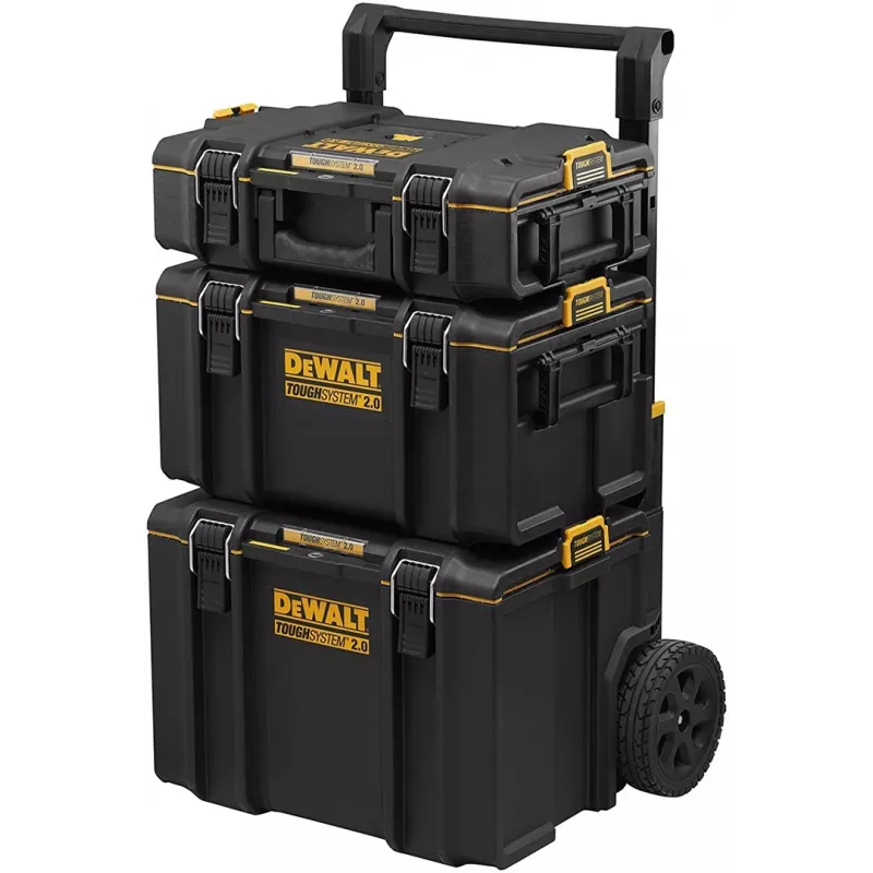 Instrumentu glabāšanas kaste DeWalt DWST83402-1, melna/dzeltena, 554×500×1150 mm