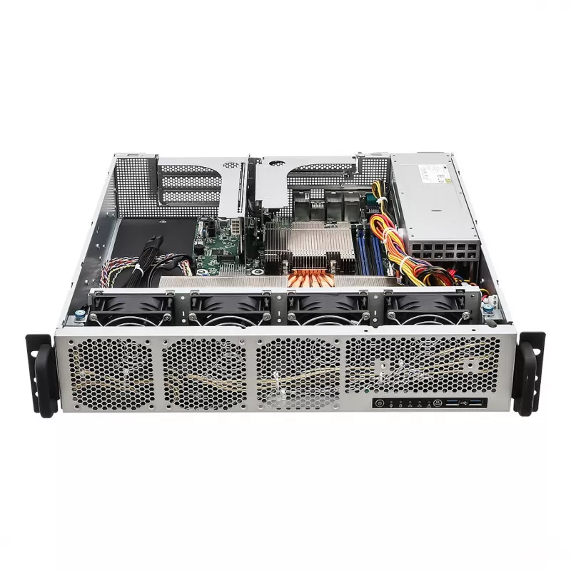 ASRock 2U1G-B650/EVAC servera barebone Socket AM5 Rack (2U)