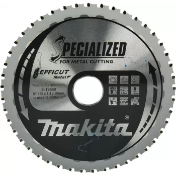 Makita Specialized EFFICUT Ripzāģa asmens - Kokam, Metālam - 185 mm - 45 Zobi