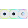 Lian Li UNI FAN SL Wireless LCD ARGB 120mm Balts 3-Pack