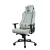 Spēļu krēsls Arozzi Vernazza SoftFabric Pearl Green — ergonomisks auduma sēdeklis