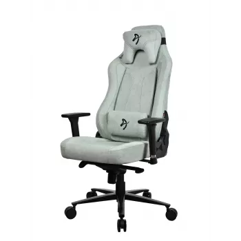 Spēļu krēsls Arozzi Vernazza SoftFabric Pearl Green — ergonomisks auduma sēdeklis