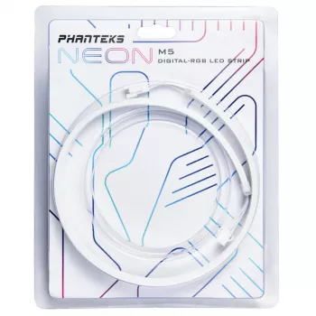 Phanteks Neon Digital RGB LED josla, 55 cm, baltā krāsā (PH-NELEDKT_M5_WT01)
