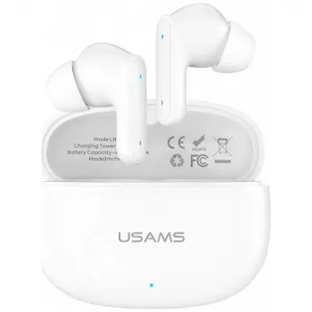 Bezvadu austiņas E05 TWS Bluetooth 6.0 baltas