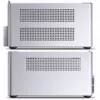 Datora korpuss Jonsbo NV10 Mini ITX - Sudrabs