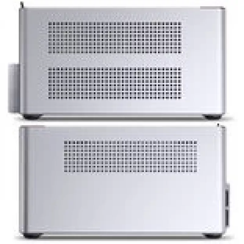 Datora korpuss Jonsbo NV10 Mini ITX - Sudrabs