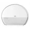 Papīra dvieļu dozators Tork Mini Jumbo Roll 132×345×275 mm, balts, MPN 555000