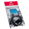 Akasa AK-CBCA17-18BK USB Type-C uz VGA pārveidotājkabelis 1.8m melns