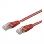 Wentronic Goobay CAT 5e Patch Kabelis, U/UTP, Sarkans, 15 m - CCA Vara Maisījums (68354)