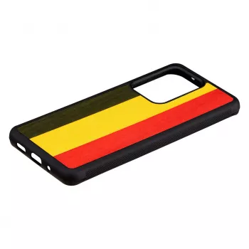 Telefona maciņš Man and Wood Samsung Galaxy S20 Ultra — reggae melns