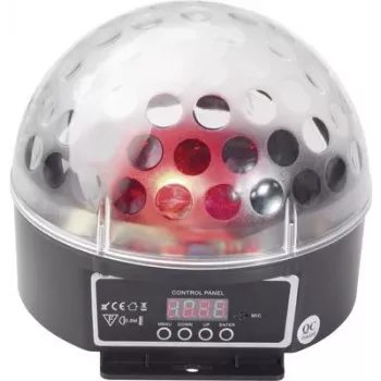 LED efekta gaisma EUROLITE DMX BC-6 ar 5 x 3 W gaismas diodēm, DMX vadība