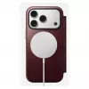 Mobilā telefona maciņš Nomad Modern Leather Folio Apple iPhone 17 Pro, 6,3 collu (16 cm), āda bordo