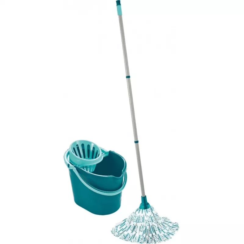 Grīdas tīrīšanas komplekts Leifheit Classic Mop grīdas mops ar maināmo uzgali