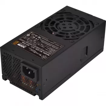SilverStone TFX Series SST-TX300 - iekšējais barošanas bloks - TFX12V / ATX12V 2.4 - 80 PLUS Bronze - maiņstrāva 100-240 V - 300 W - aktīvā PFC - melns (SST-TX300)