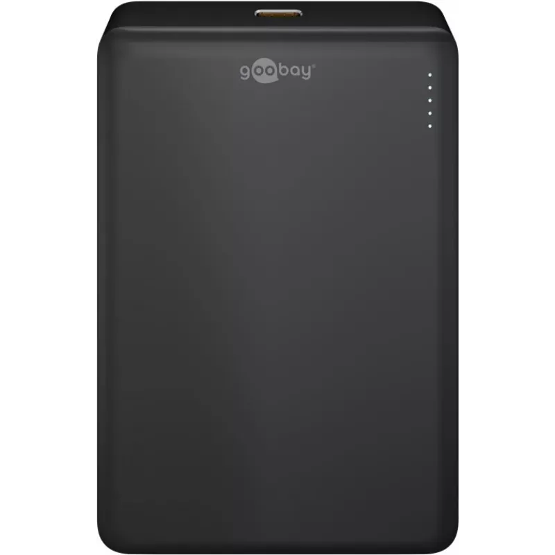Goobay Magnetic Wireless Power Bank 70183 10000 mAh USB-C Melns