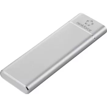 Renkforce RF-HDE-100 M.2 SSD korpuss USB-C® (USB 3.2 Gen 2) 10 GBit/s M.2 PCIe NVMe 2230, 2242, 2260, 2280 RF-6058280