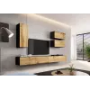 Cama Skapis VIGO 90 slēgts 90/35/32 melns/votana ozols