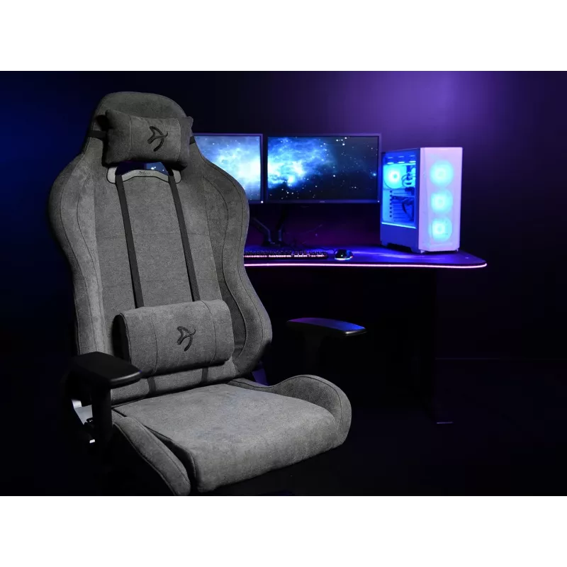 Spēļu krēsls Arozzi Torretta SoftFabric ASH Ergonomic Design Adjustable