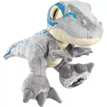 Jurassic World Blue Plush Rotaļlieta Pelēka/Zila 30 cm