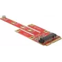 Delock 63384 Mini PCIe uz M.2 Key B pārveidotājs ar Micro SIM slotu