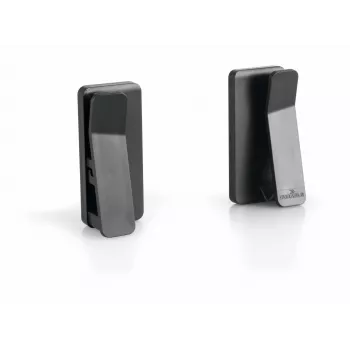 Sienas doks planšetēm Durable VISIOCLIP Melns