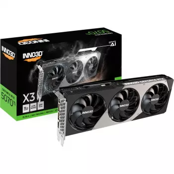 Grafikas karte Inno3D GeForce RTX 5070 Ti — 16 GB GDDR7, PCIe 5.0, 256-bit, 3xDP/1xHDMI