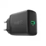 Strāvas adapteris Green Cell PowerSource Solo30 30W Melns — USB-C viena porta lādētājs