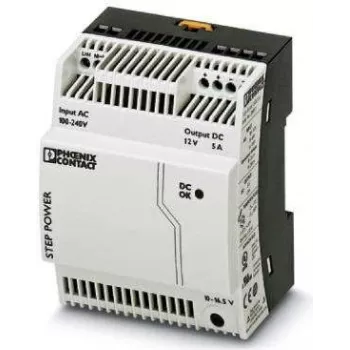 Phoenix Contact STEP-PS/ 1AC/12DC/5 barošanas bloks 12V 5A 100-240V AC