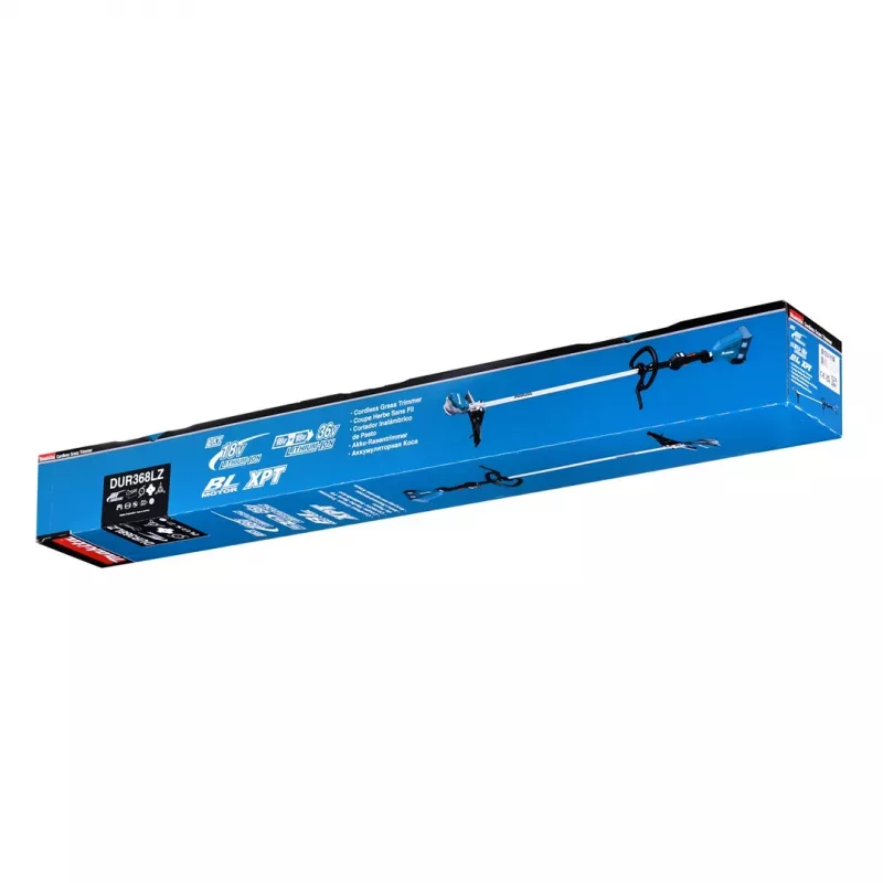 Makita DUR368LZ bezvadu krūmgriezis/trimeris 35 cm Akumulatora Melns, Zils