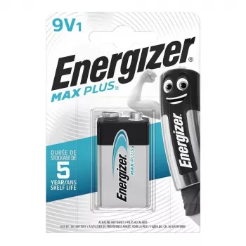 Baterija Max Plus 6LR61 1 gab. blisterī