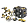 Bezvadu triecienskrūvgriežu komplekts DeWALT DCK500P3T-QW, 18V, 3 akumulatori