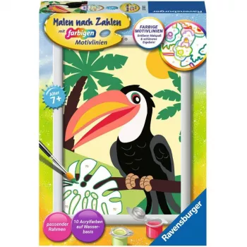 Ravensburger Krāso pēc numuriem - Tukāns džungļos