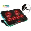 6 FAN VORTEX RGB Laptop Dzesēšanas Paliktnis